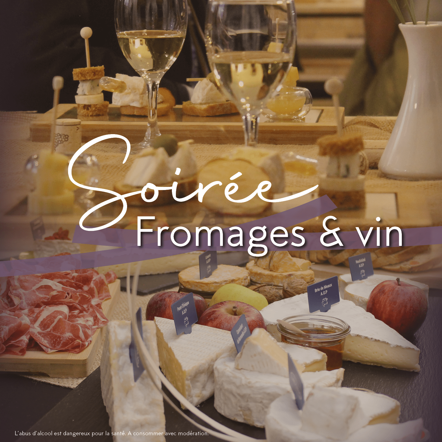 Soirée fromages & vin